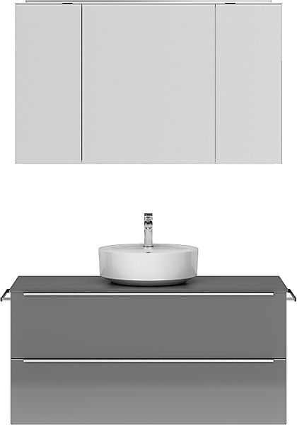 nobilia Badmöbel-Set "Alvene", (2 St., vormontiert, mit Soft-Close), inkl. günstig online kaufen