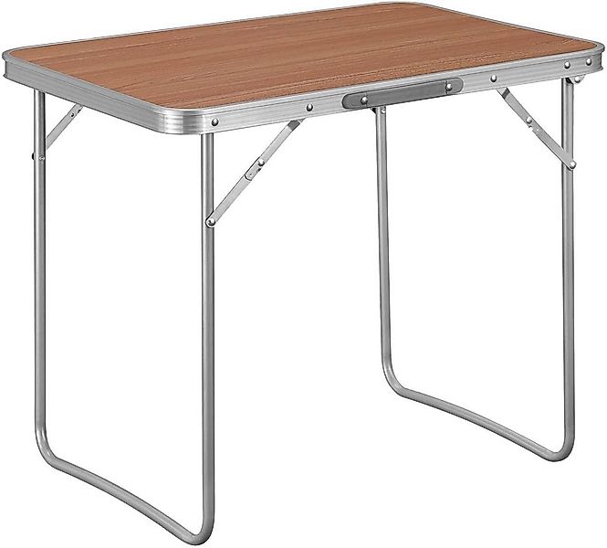 Woltu Campingtisch (1-St), mit Griff, zusammenklappbar aus Alu und MDF günstig online kaufen