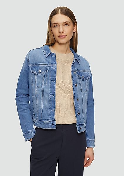 s.Oliver Funktionsjacke Jeansjacke mit Eingrifftaschen günstig online kaufen