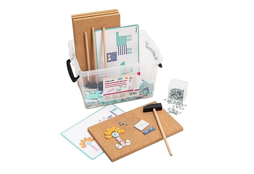 Betzold Lernspielzeug Hämmerchenspiel-Set – Kreatives Nagelspiel Kinder Bas günstig online kaufen