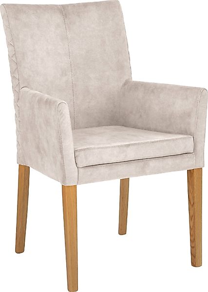 Leonique Armlehnstuhl "Vence" (Set) 1 Stk.mit Rautensteppung in der Rückenl günstig online kaufen