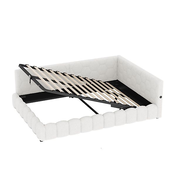 SOFTWEARY Schlafsofa mit Bettfunktion, 140x200 cm, günstig online kaufen