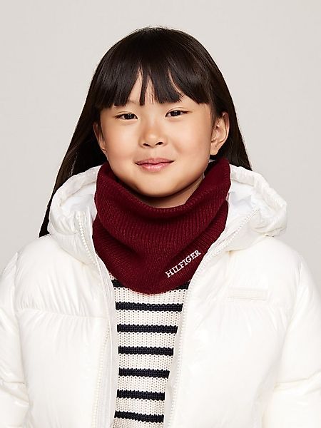 Tommy Hilfiger Strickschal MONOTYPE SNOOD, mit gesticktem Logoschriftzug günstig online kaufen