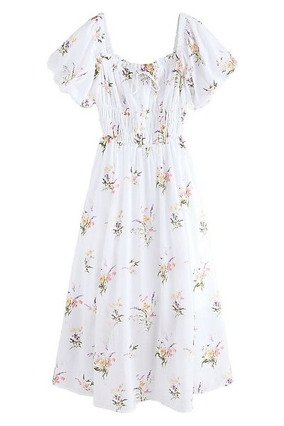 Next Midikleid Midikleid mit Puffärmeln (1-tlg) günstig online kaufen