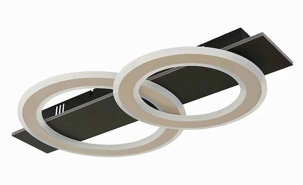 Globo Lighting Deckenleuchte   ¦ schwarz ¦ Maße (cm): B: 63 H: 7 Lampen & L günstig online kaufen