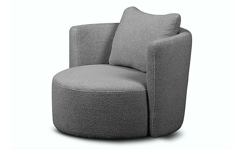 KONSIMO Drehsessel  Raggi ¦ grau ¦ Maße (cm): B: 92 H: 75 Polstermöbel > Se günstig online kaufen