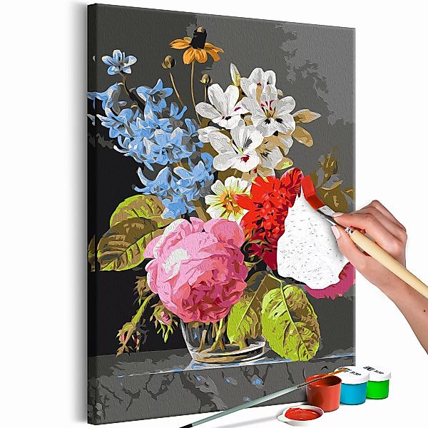 Malen Nach Zahlen - Bouquet In A Glass günstig online kaufen