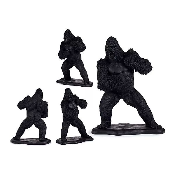 Deko-figur Gorilla Schwarz Harz (25,5 X 56,5 X 43,5 Cm) günstig online kaufen