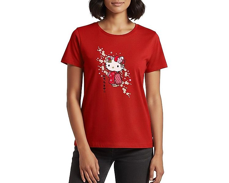 Spreadshirt T-Shirt Hello Kitty Japan Kimono Kirschblüten Frauen Premium T- günstig online kaufen