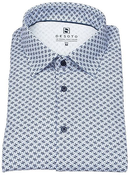 DESOTO Langarmhemd stark tailliert bügelfrei Kentkragen günstig online kaufen