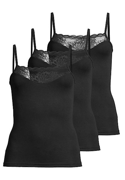 conta Unterhemd 3er Pack Modal (Spar-Set, 3-St) Spaghetti Top - Blickdicht günstig online kaufen