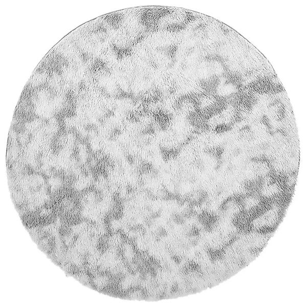 vidaXL Teppich Shaggy Hochflor NAVARRA Silbergrau 200x200 cm Polyester 4102 günstig online kaufen