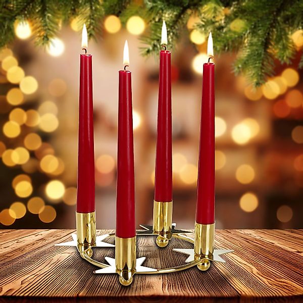 BRUBAKER Kerzenständer Kerzenhalter für 4 Kerzen günstig online kaufen