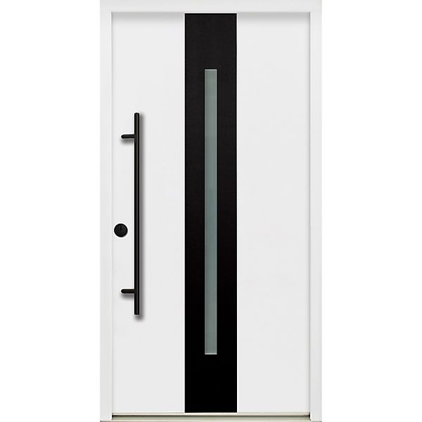 Sicherheits-Haustür ThermoSpace Prime Dublin RC2 Weiß 100 x 210 cm Anschlag günstig online kaufen