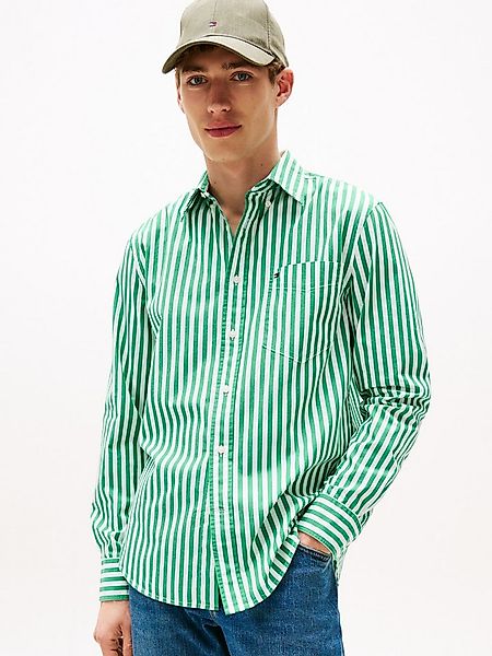 Tommy Hilfiger Langarmhemd FLEX POPLIN BOLD STRIPE SHIRT günstig online kaufen