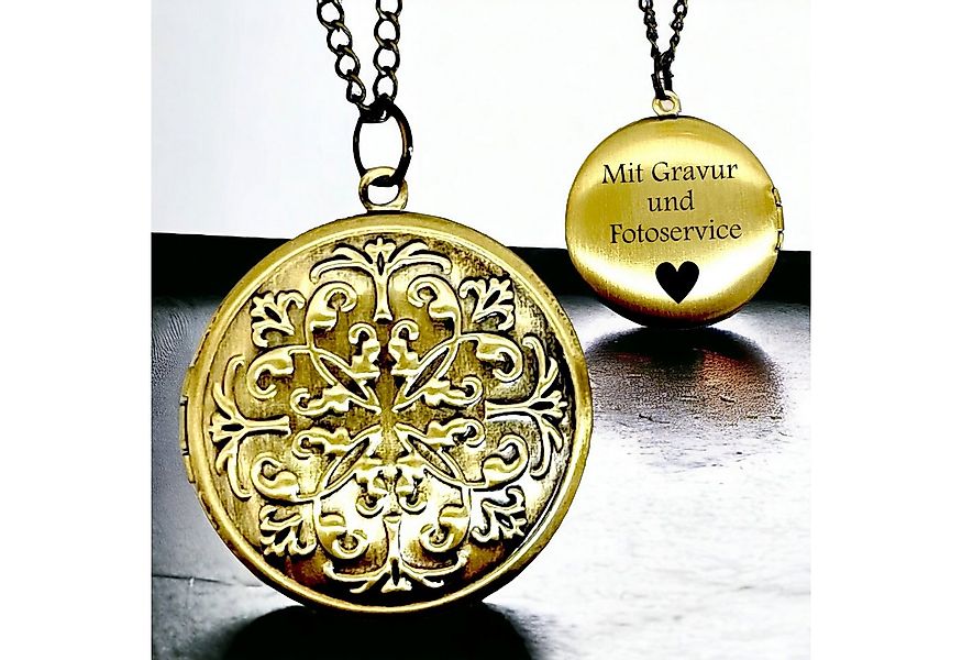 MadamLili Kette mit Gravur MARRAKESCH II Fotomedaillon Kette-Personalisierb günstig online kaufen