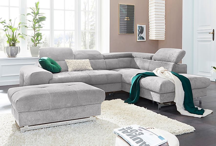 COTTA Polstergarnitur »Chef L-Form« Set, 2 Stk. tlg. Set bestehend aus: Eck günstig online kaufen