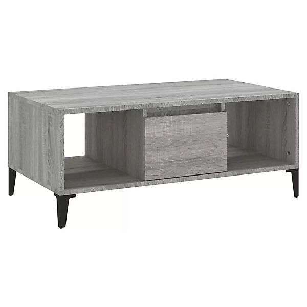 vidaXL Couchtisch Grau Sonoma 90x50x36,5 cm Holzwerkstoff Modell 6 günstig online kaufen