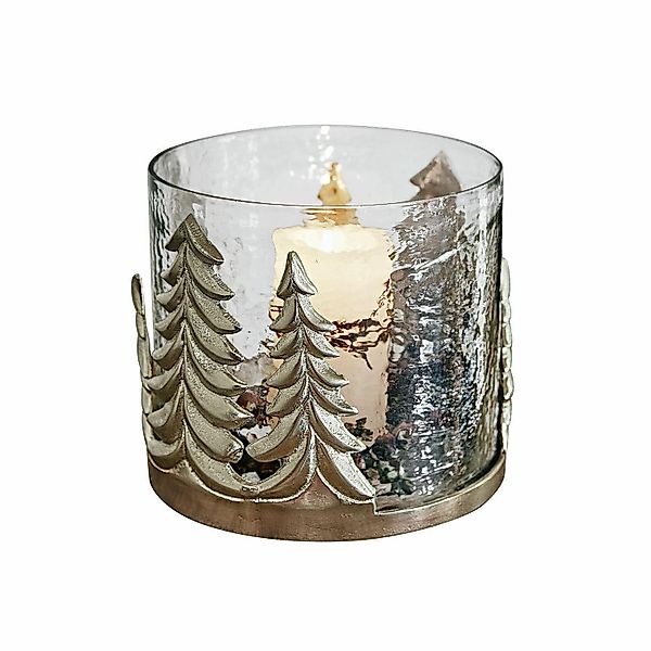 Mirabeau Windlicht Windlicht Finja klar/silber (kein günstig online kaufen