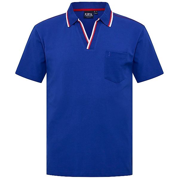 North Poloshirt mit Elasthan Farbe blau Größe: 4XL günstig online kaufen