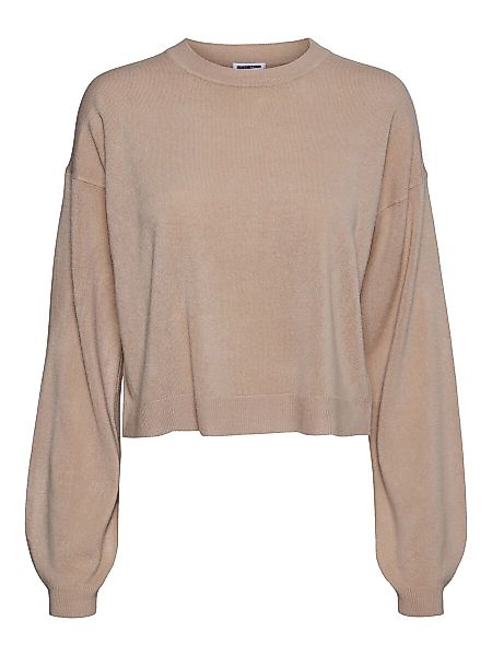 NOISY MAY Strick- Pullover Damen Beige günstig online kaufen