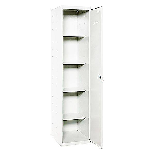 PROREGAL Putzmittelschrank AMEGO HxBxT 180 x 40 x 40 cm 4x Fachboden Weiß-W günstig online kaufen