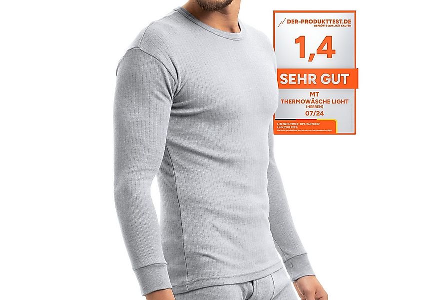 MT Funktionshemd Herren Ski- Thermo Unterhemd Light - Langarm Thermowäsche günstig online kaufen