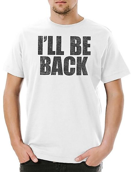 Urban Backwoods Print-Shirt I'll Be Back Herren T-Shirt Arnold Arnie Fun Ku günstig online kaufen