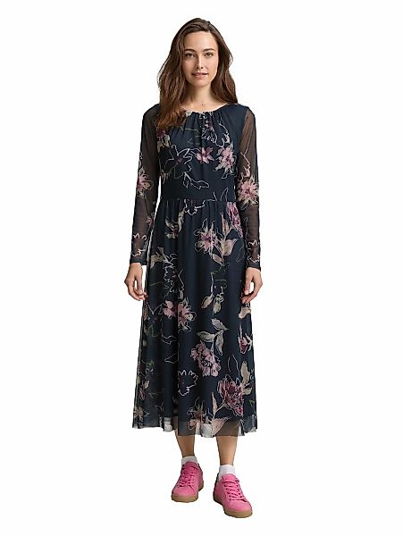 TOM TAILOR Meshkleid, mit Muster günstig online kaufen