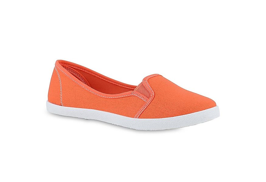 VAN HILL 71072 Slip-On Sneaker Damen Sneakers Ballerinas Stoffschuhe Flats günstig online kaufen