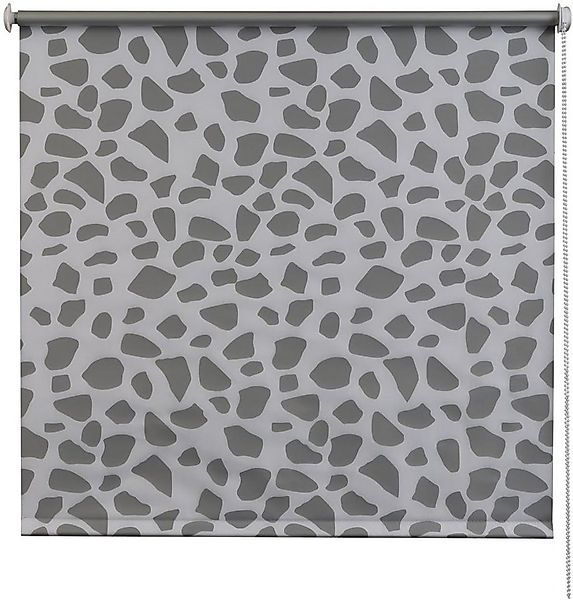 Seitenzugrollo K-home Verdunklungsrollo bedruckt Stein, K-HOME, verdunkelnd günstig online kaufen