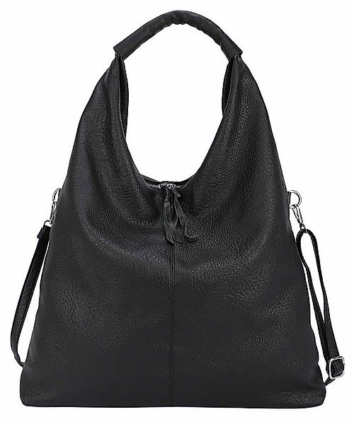 ITALYSHOP24 Schultertasche XXL Damen Tasche Shopper Hobo Bag Freizeittasche günstig online kaufen