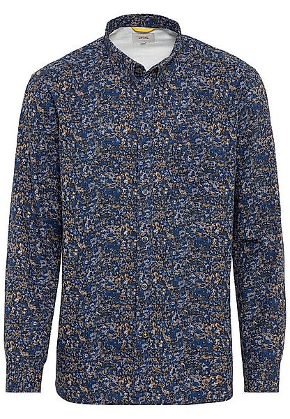 camel active Langarmhemd Langarm Hemd mit Allover-Print günstig online kaufen