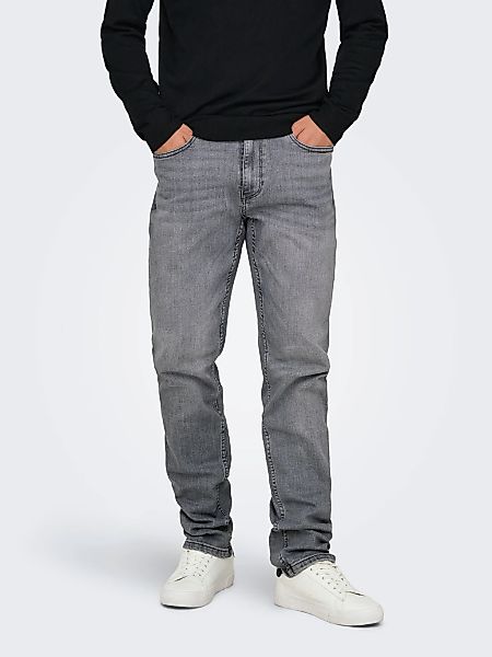 ONLY & SONS Straight-Jeans "ONSWEFT REG. MBD 5094 TAI DNM NOOS" im 4-Pocket günstig online kaufen