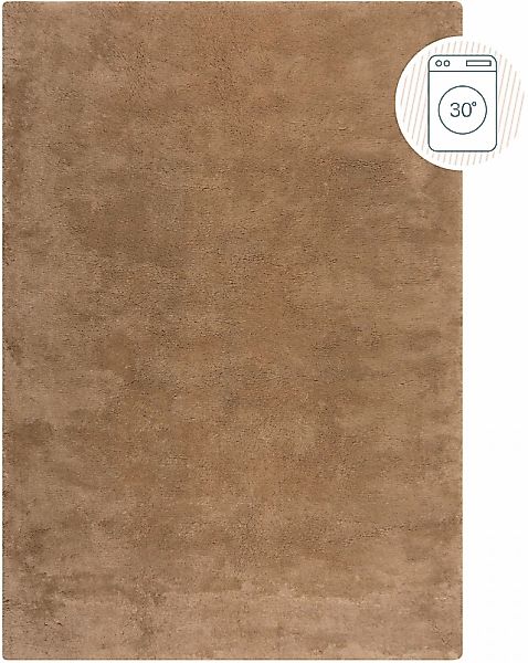 FLAIR RUGS Hochflor-Teppich »Faroe Wool Look«, rechteckig, 30 mm Höhe, Wasc günstig online kaufen