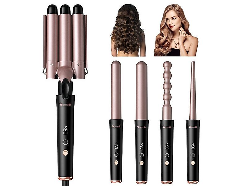 DOPWii Lockenstab 5 in 1 Lockenstab mit 2/4 Temperaturstufen,LCD-Display,36 günstig online kaufen