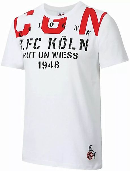 1. FC Köln T-Shirt T-Shirt Rolshover Straße günstig online kaufen