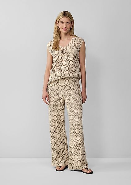 s.Oliver BLACK LABEL Stoffhose Wide-Leg-Hose aus günstig online kaufen