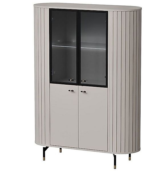 Feldmann-Wohnen Vitrine Zama (mit Türen, mit Einlegeböden, mit Glaseinsatz, günstig online kaufen