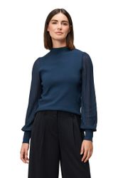 Zero Strickpullover Damen Strickpullover mit transparenten günstig online kaufen
