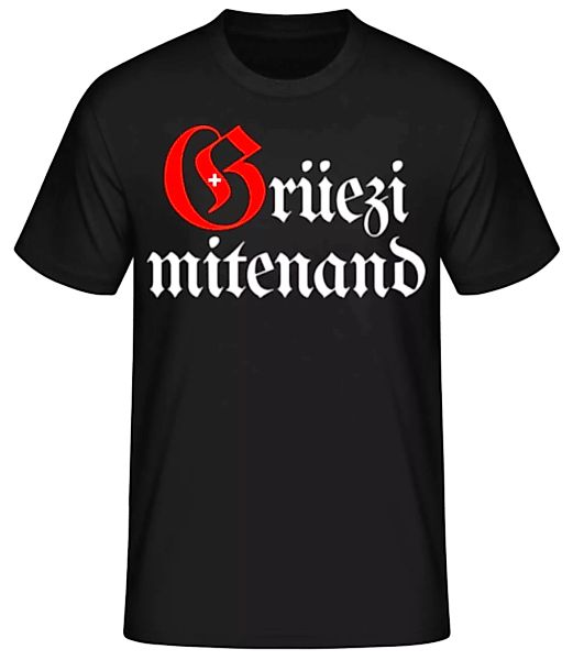 Grüezi Mitenand · Männer Basic T-Shirt günstig online kaufen