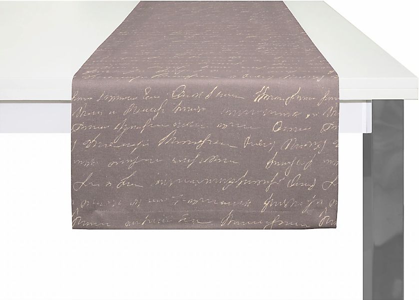 Adam Tischläufer "Scribble" aus Bio-Baumwolle,Made in Germany günstig online kaufen