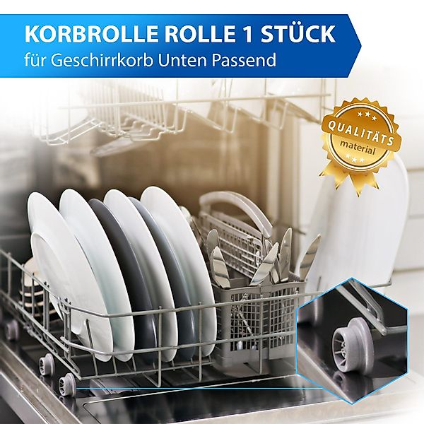 VIOKS Montagezubehör Geschirrspüler Korbrolle Ersatz für günstig online kaufen