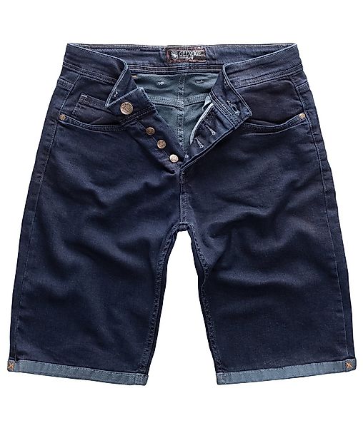 Gelverie Jeansshorts Herren Jeansshorts Stonewashed Dunkelblau günstig online kaufen