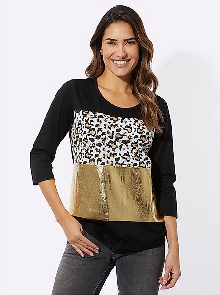 Sieh an! T-Shirt Rundhals-Shirt 3/4-Arm günstig online kaufen