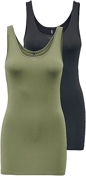 ONLY Tanktop "ONLLIVE – Slim-Fit Tanktops mit Stretch für optimalen Sitz", günstig online kaufen