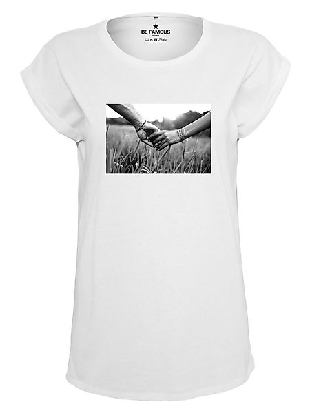 Be Famous Print-Shirt Classic Roll Up günstig online kaufen
