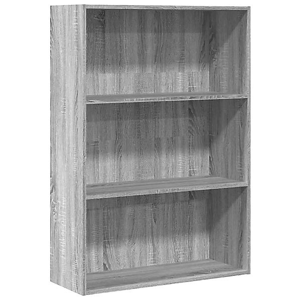 vidaXL Bücherregal Grau Sonoma 80x30x114 cm Holzwerkstoff 857936 günstig online kaufen