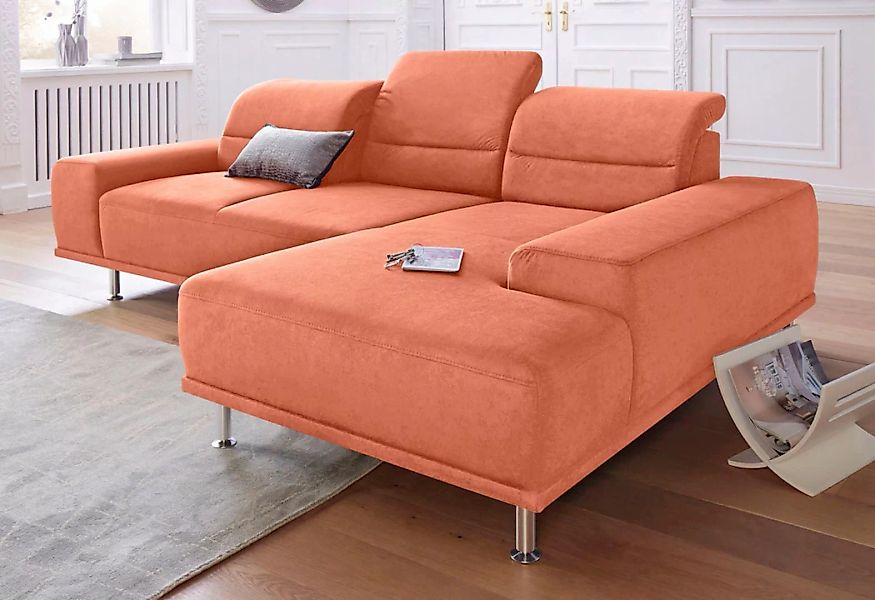 sit&more Ecksofa "Mariola L-Form", mit Recamiere und Federkern, inklusive S günstig online kaufen