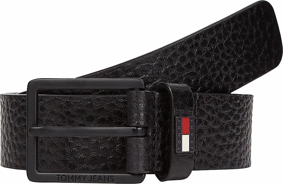 Tommy Jeans Ledergürtel "TJM ELEVATED FLAG LEATHER 3.5", Größenverstellbar günstig online kaufen